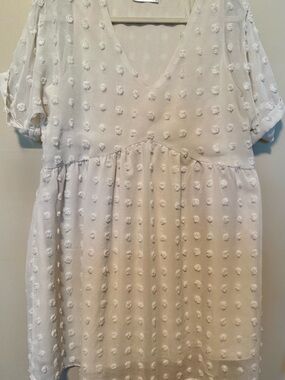 Kirundo Dot V-Neck dress